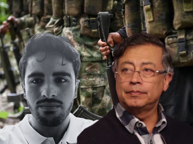 Disidencias Farc, Mateo Pérez y Gustavo Petro. Fotos: Getty Images / Suministrada / Presidencia