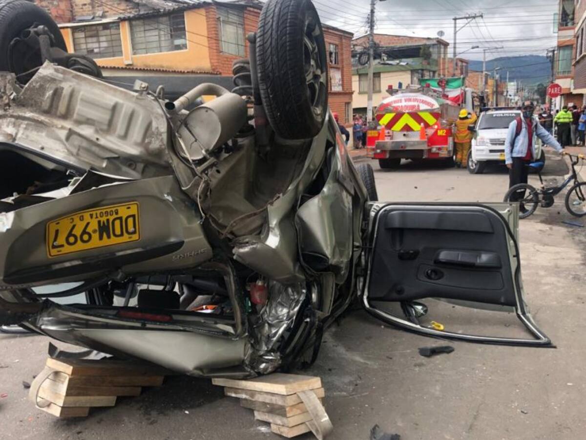 Grave accidente de transito se presentó en Zipaquirá