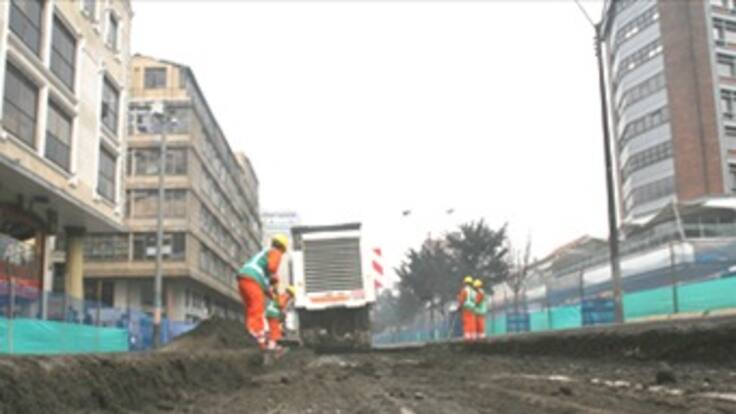 Dos intersecciones de la carrera décima en Bogotá no estarán listas antes del mundial