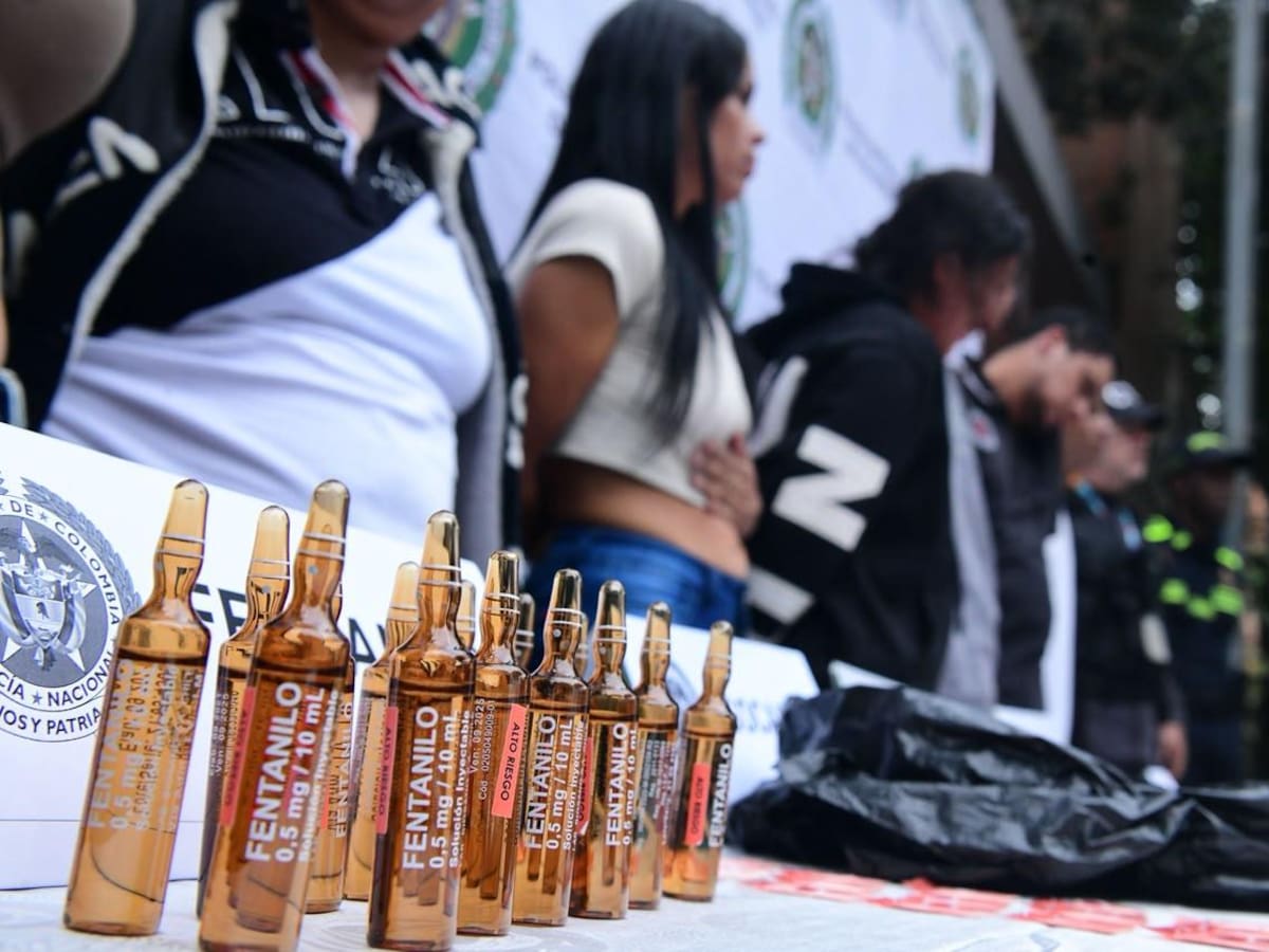 Ocho capturados del grupo delincuencial Caicedo en Medellín: fabricaban tusi con fentanilo