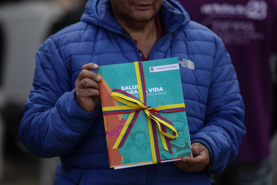 Imagen del texto a la reforma a la salud. Foto: Colprensa.