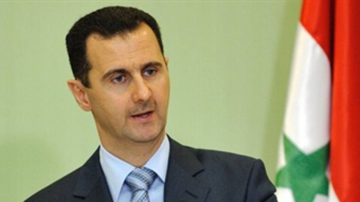 Bashar al Asad agradeció a su par ruso Vladimir Putin por su respaldo a Siria