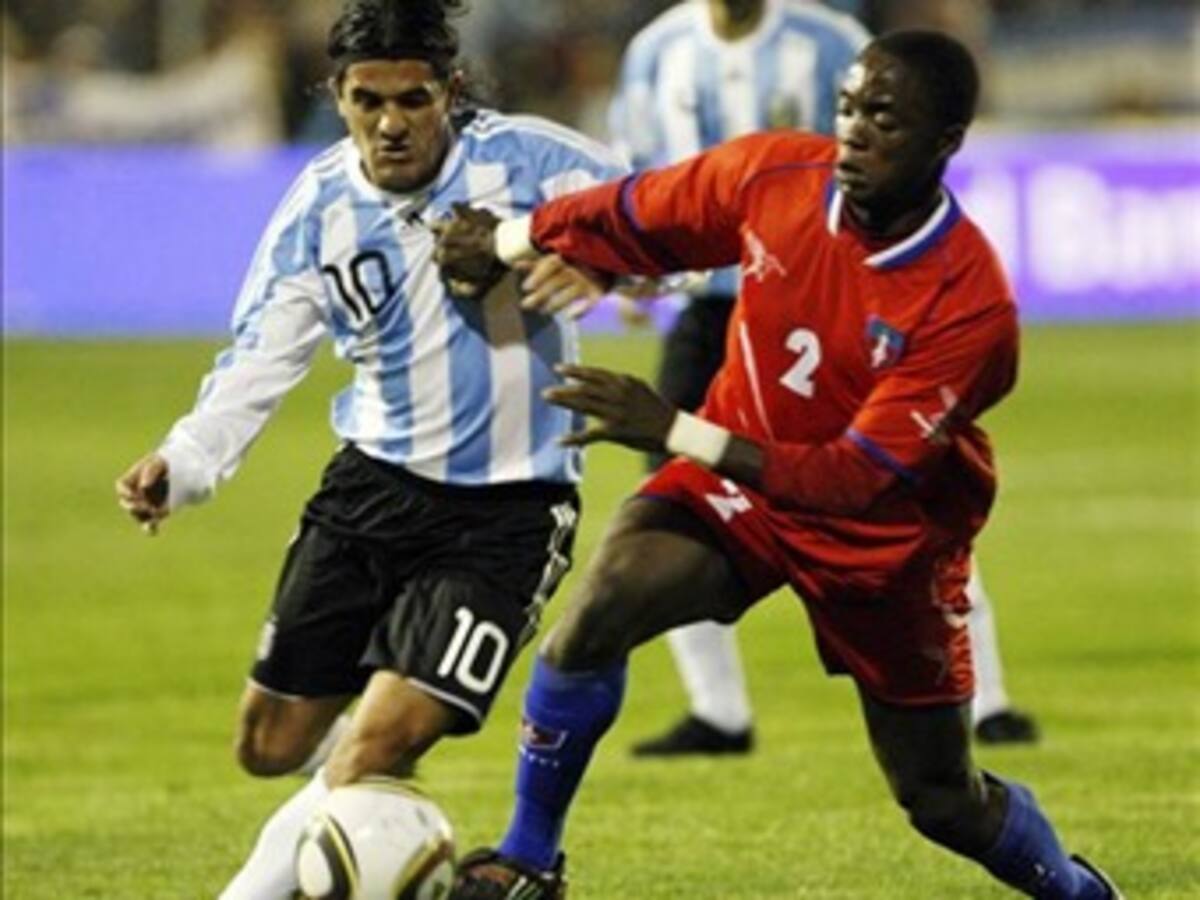 MUNDIAL/ Argentina venció 4-0 a Haití en amistoso de preparación para Sudáfrica 2010