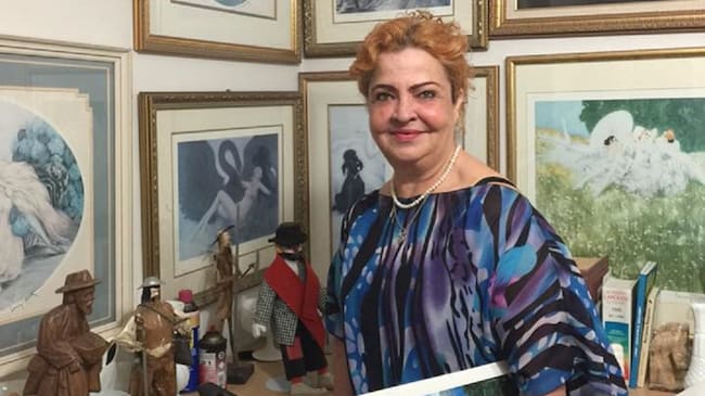 Ella es una empresaria que ha desarrollado su actividad de apoyo al arte con eventos de alta calidad