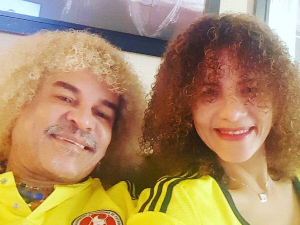 Falcao García y Carlos Valderrama se pusieron la camiseta para apoyar a Mi Selección