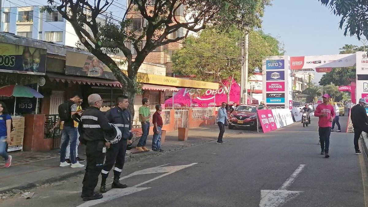 Empezaron los cierres viales en Bucaramanga por competencia ciclística