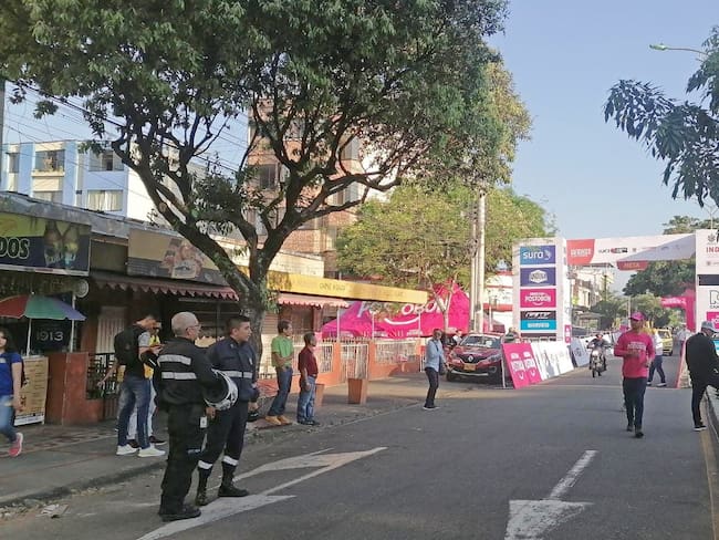 Empezaron los cierres viales en Bucaramanga por competencia ciclística
