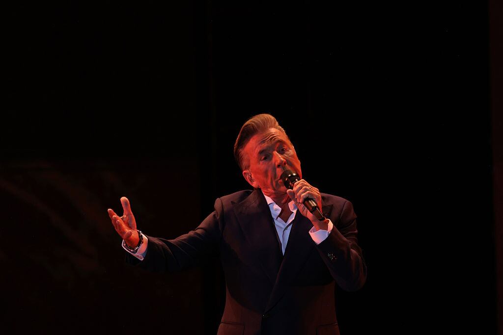 QUITO, ECUADOR - MAY 21: Singer Ricardo Montaner performs during his El Ultimo Regreso World Tour 2026 at Coliseo General RumiÒahui on May 21, 2026 in Quito, Ecuador. (Photo by Franklin Jacome/Agencia Press South/Getty Images)