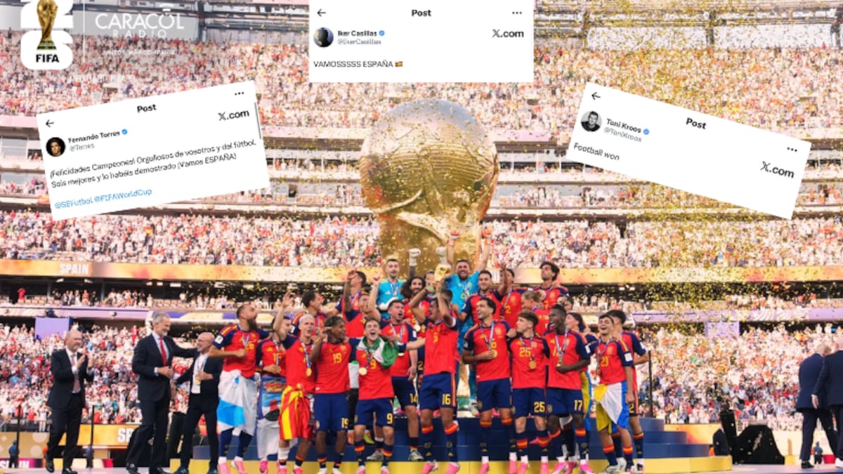 “Ganó el fútbol”: reacciones del mundo tras el título de España en la final del Mundial 2026
