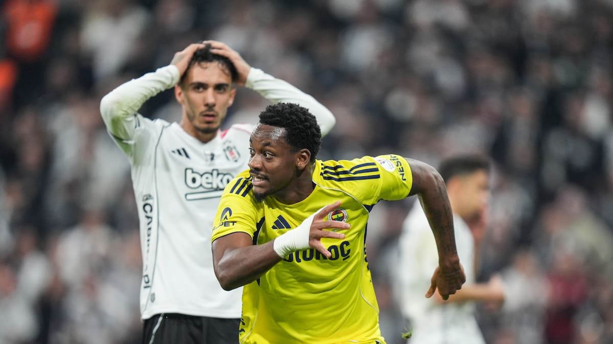 Jhon Durán marca el agónico gol del triunfo para Fenerbache en el clásico ante Besiktas: véalo acá