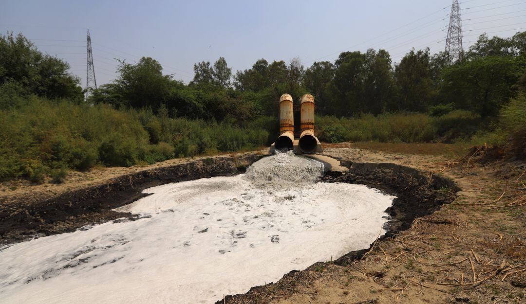 Contaminación generada por una planta en India
