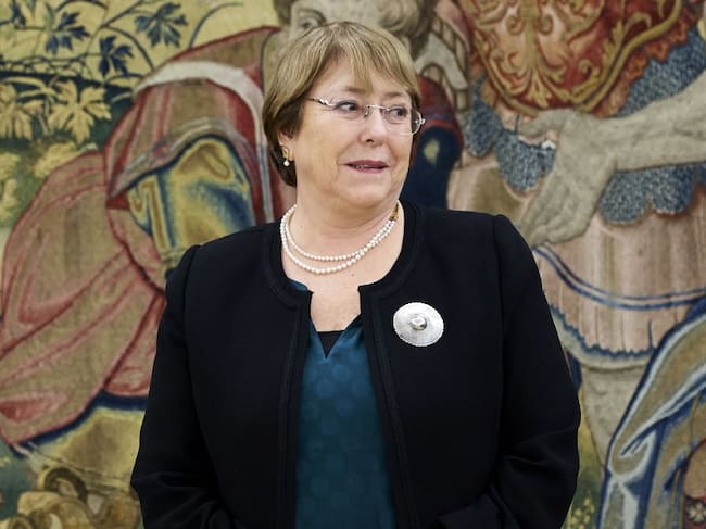 La entonces Alta Comisionada de la ONU para los Derechos Humanos, Michelle Bachelet