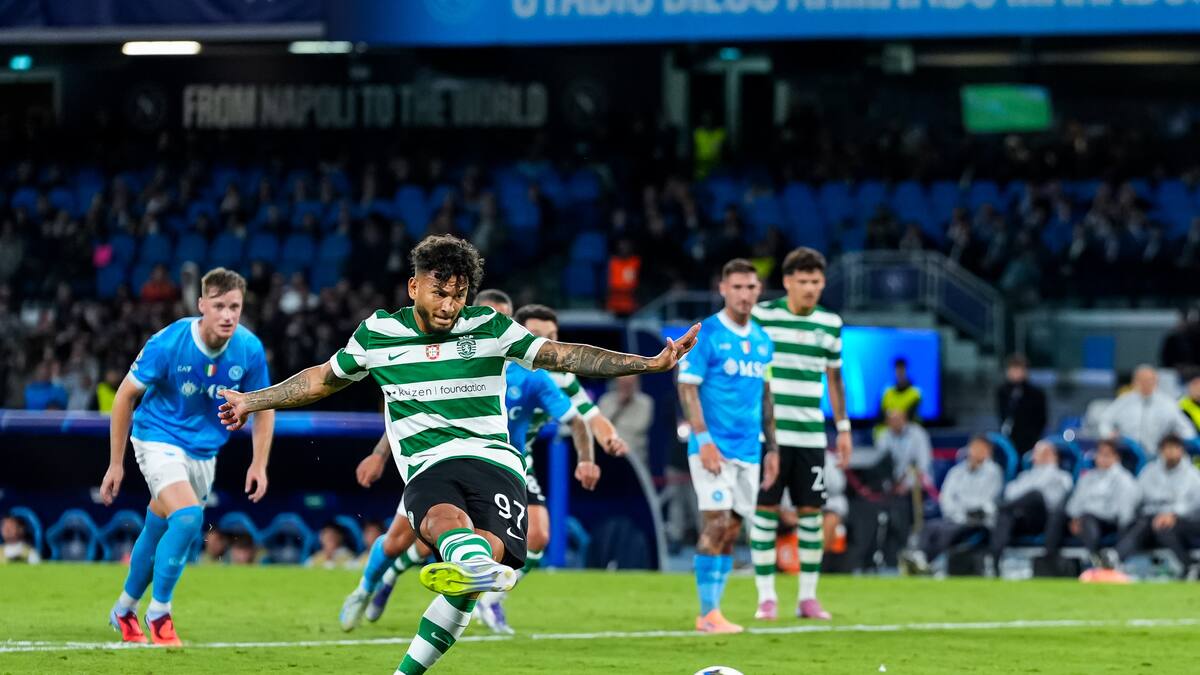 Video: Luis Javier Suárez marca su primer gol en Champions League con el Sporting