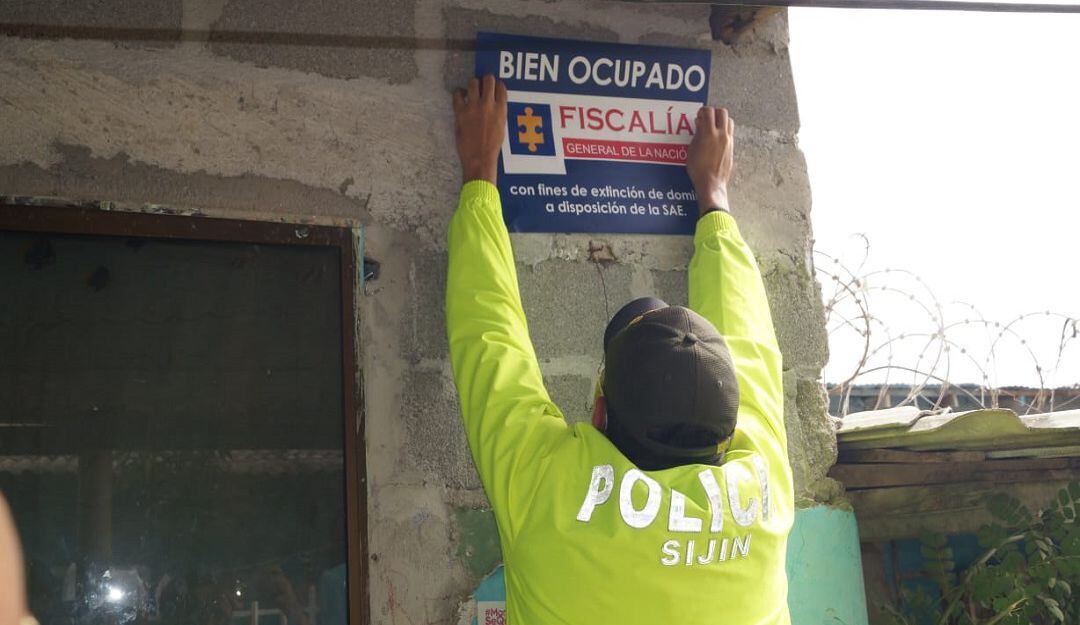 Ocupación de bienes utilizado para la venta de estupefacientes.