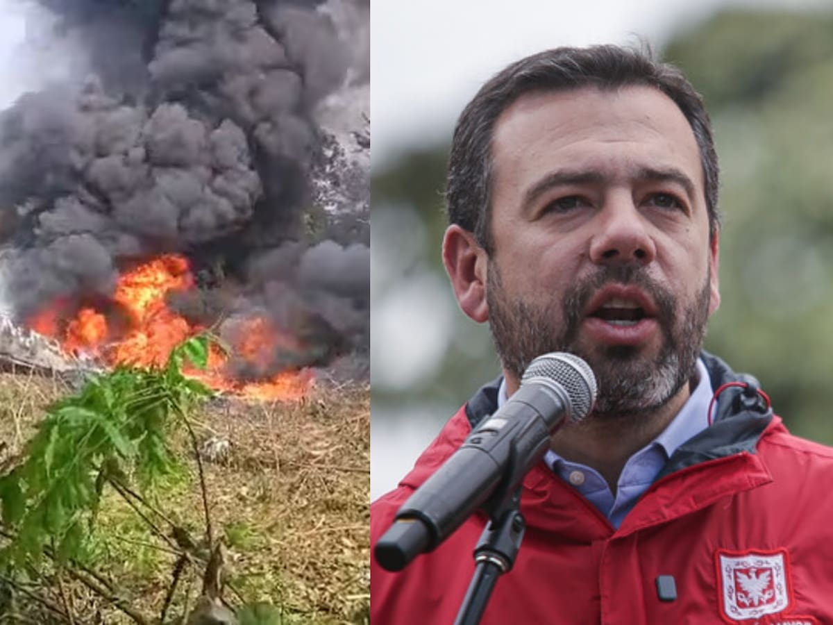 Alcalde Galán reaccionó al accidente de avión de la FAC: “estamos listos para apoyar a los heridos”