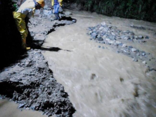 Altos niveles de turbiedad en el río Combeima