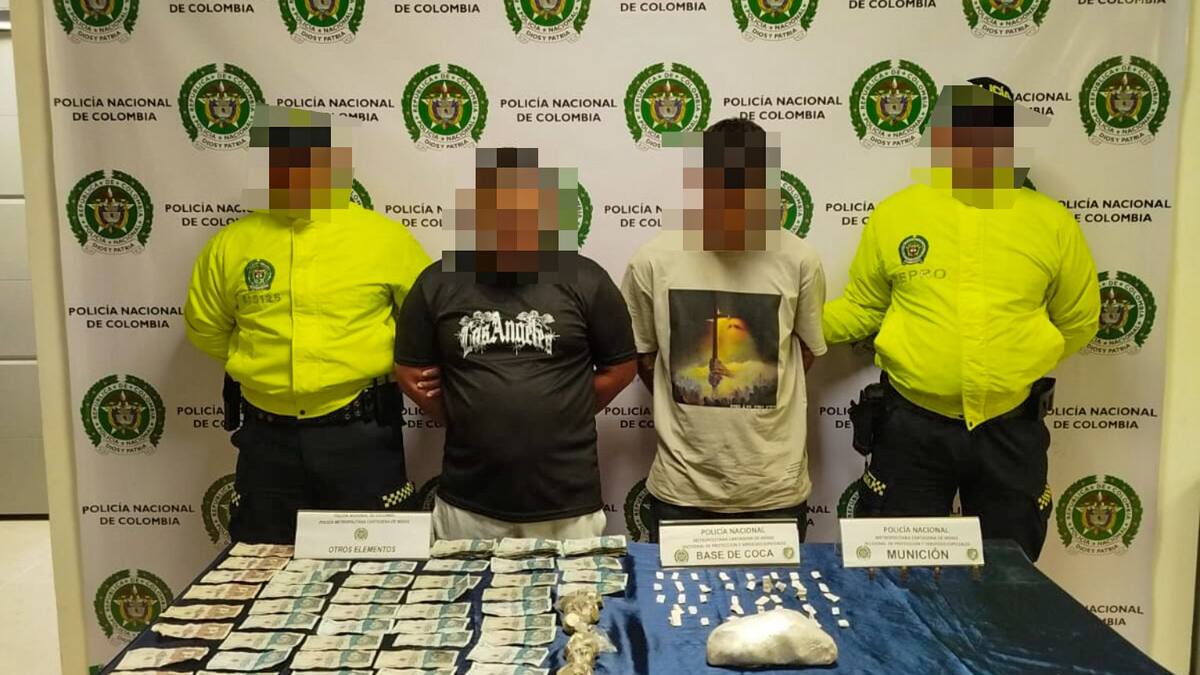 Seis presuntos delincuentes dedicados al tráfico de drogas fueron capturados en Cartagena