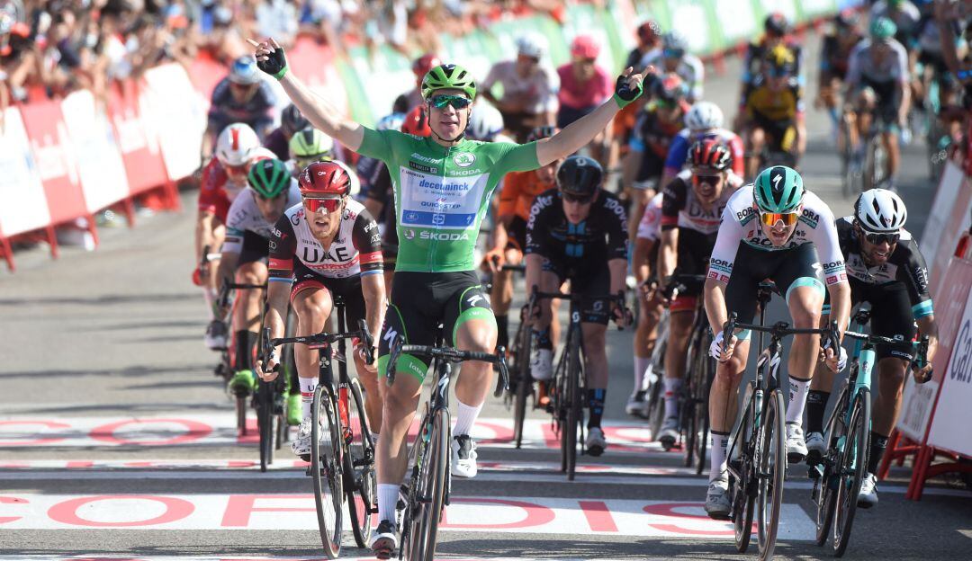 Fabio Jakobsen ganador de la etapa 16 de La Vuelta a España 2021