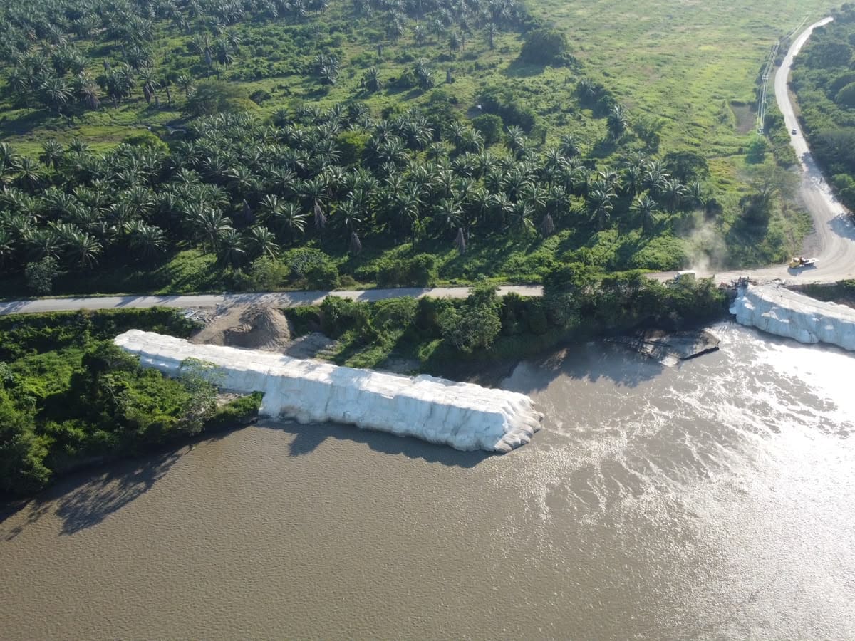Obra de protección en el Brazo Morales reduce el riesgo de inundaciones en Río Viejo