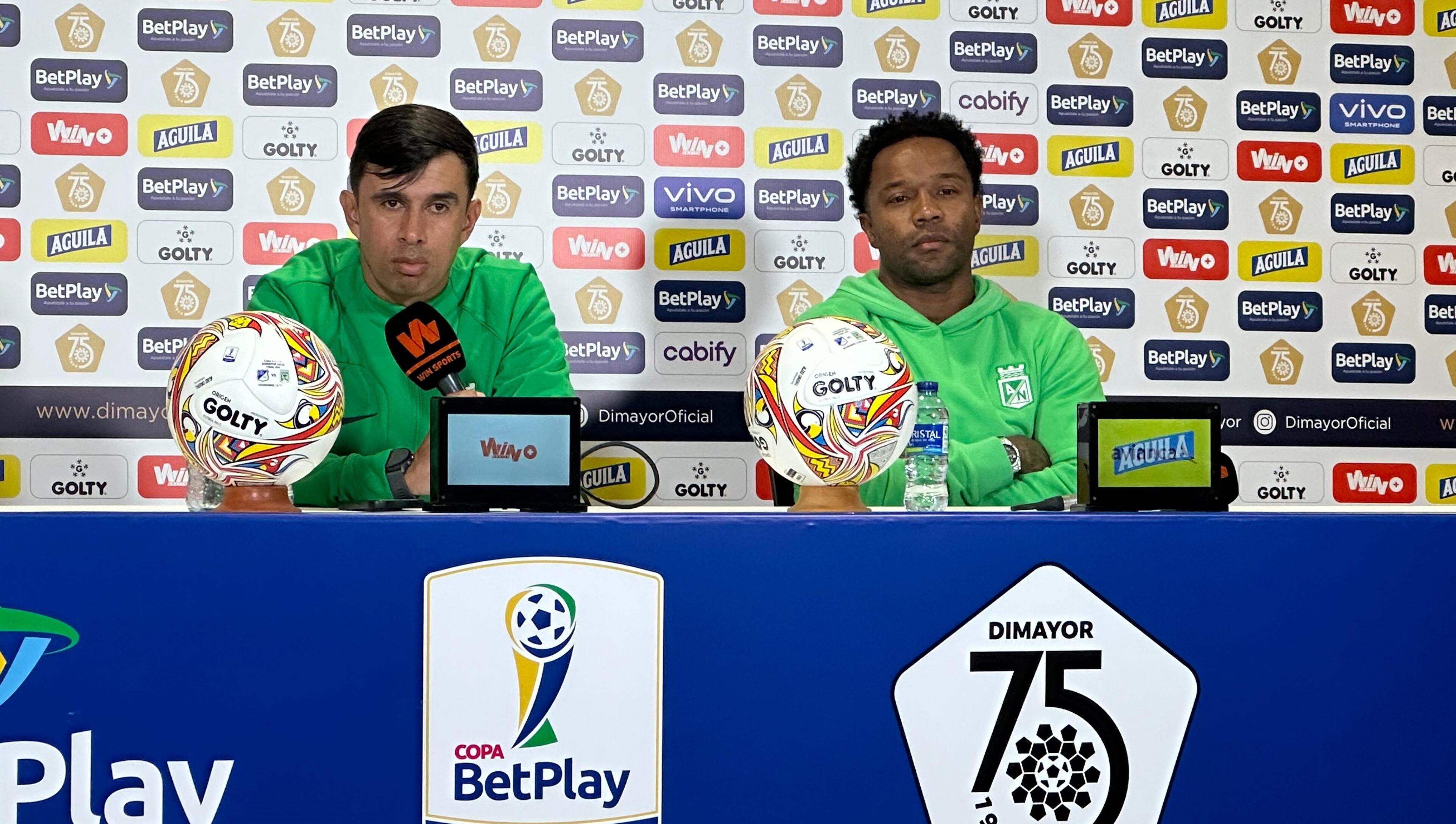 Jhon Bodmer y Dorlan Pabón en rueda de prensa / Caracol Radio
