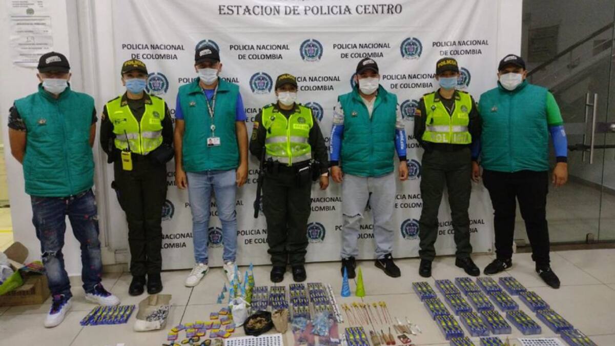 Incautaron más pólvora en Santander