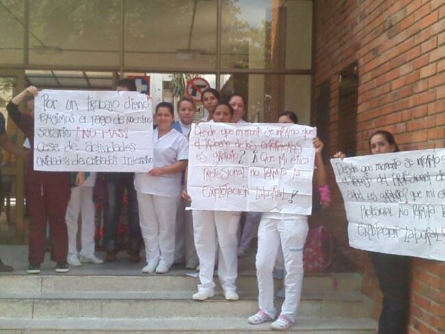 Profesionales de la salud en Cúcuta protestan ante la falta de pago en varias instituciones