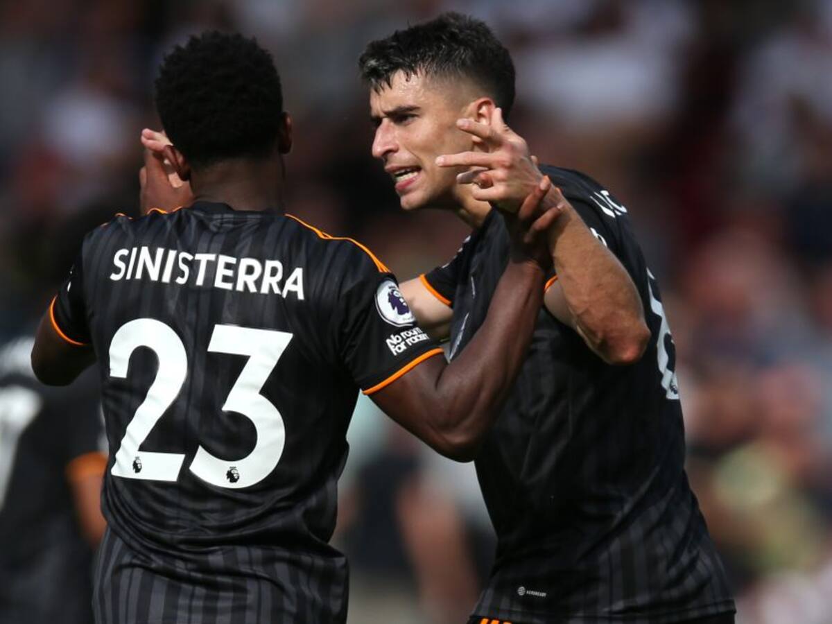 Luis Sinisterra volvió a celebrar en Premier: sombrero y espectacular gol