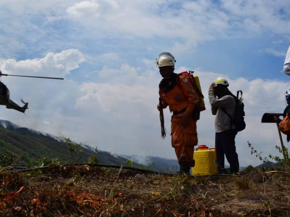 Decretan alerta naranja hospitalaria por incendios forestales en el Tolima