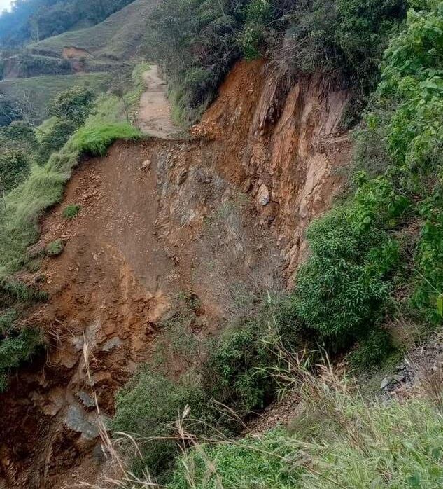 Ola invernal ha dejado afectaciones en dos corregimientos de Bucarasica, en Norte de Santander. / Foto: Cortesía comunidad.