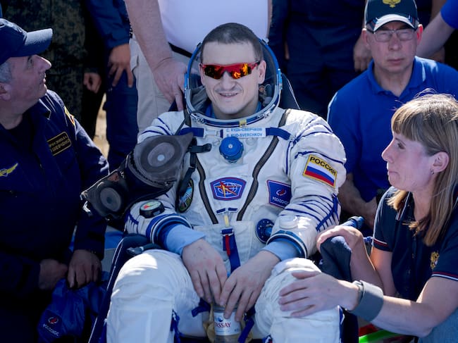 Tres astronautas de la Estación Espacial Internacional regresaron a la Tierra tras 8 meses. Fotos: Getty Images.