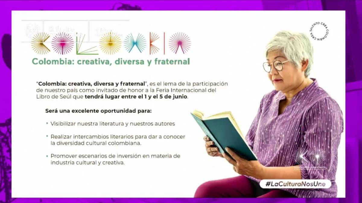Delegación colombiana que irá a la Feria del Libro de Seúl 2022