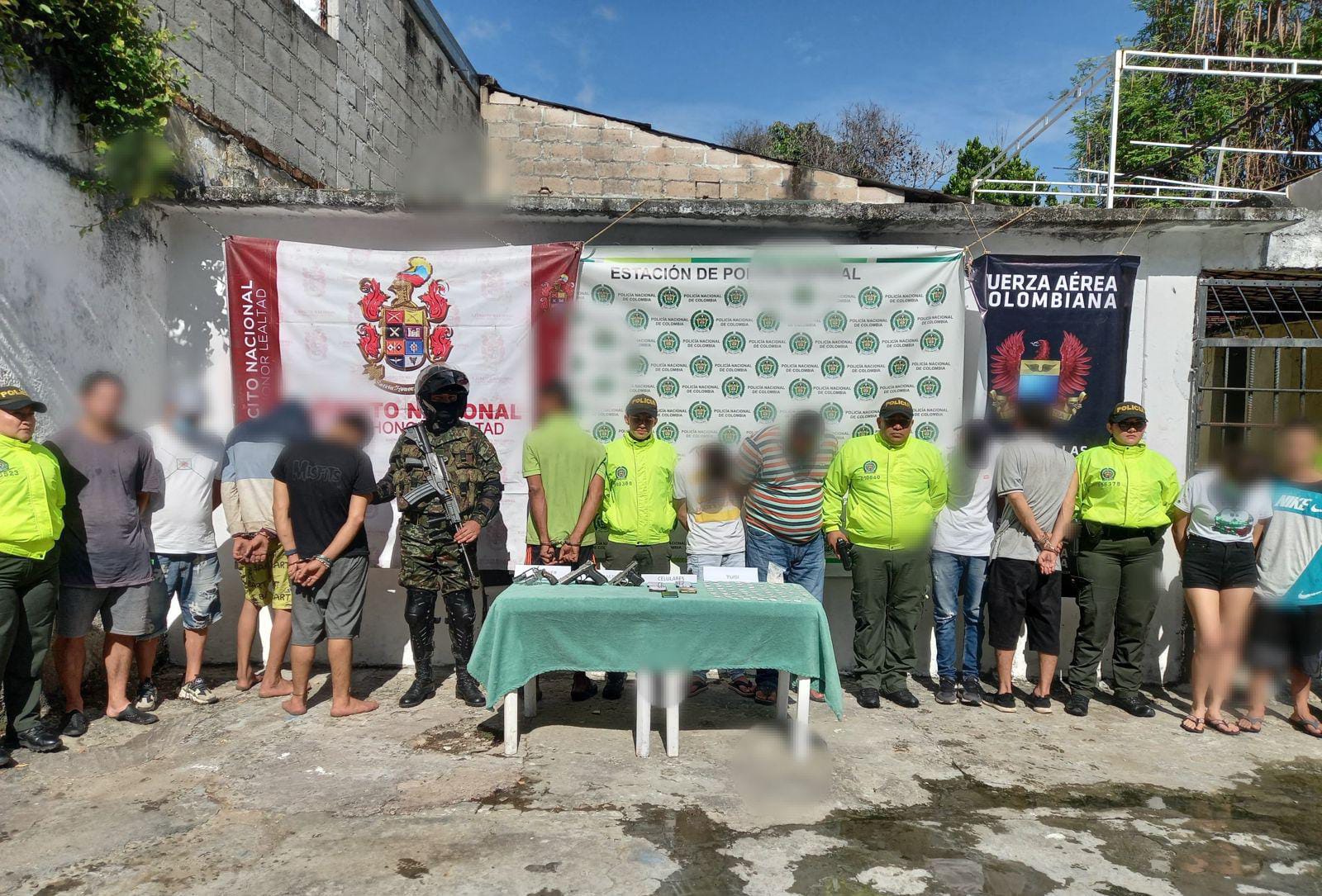 Diez personas capturadas dejó este operativo contra una banda dedicada al tráfico de estupefacientes en Espinal, Tolima