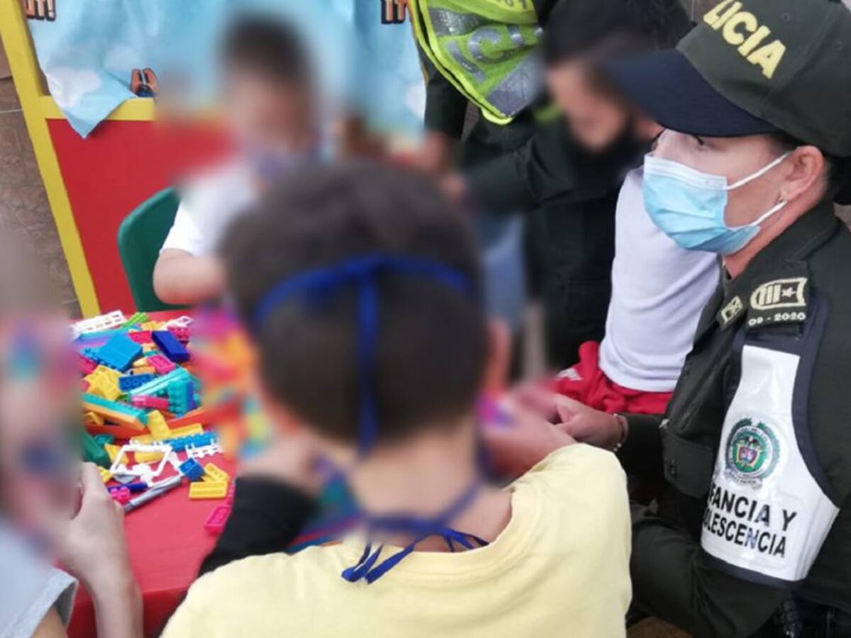 Rescatan a cuatro menores de edad en Manizales