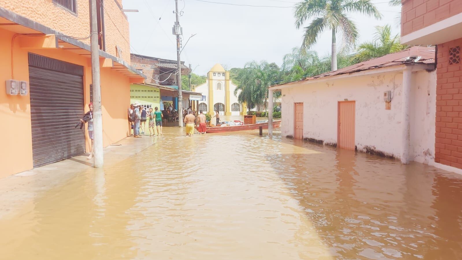 Inundaciones Puerto Triunfo- foto Alcaldía