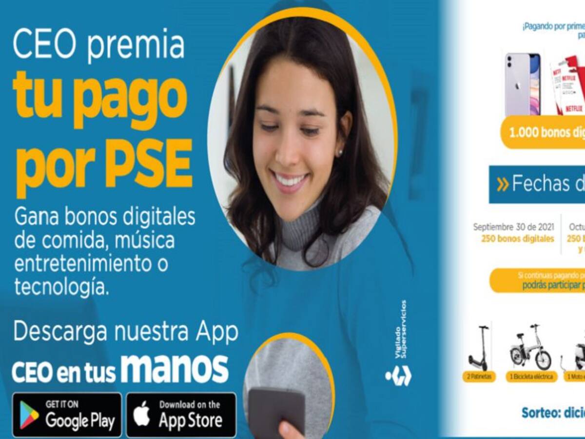 Participe con CEO para ganar por el pago de su factura de energía