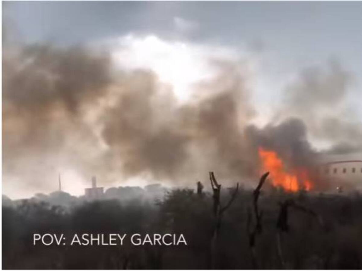 Revelan impactante vídeo del accidente del avión de Aeroméxico