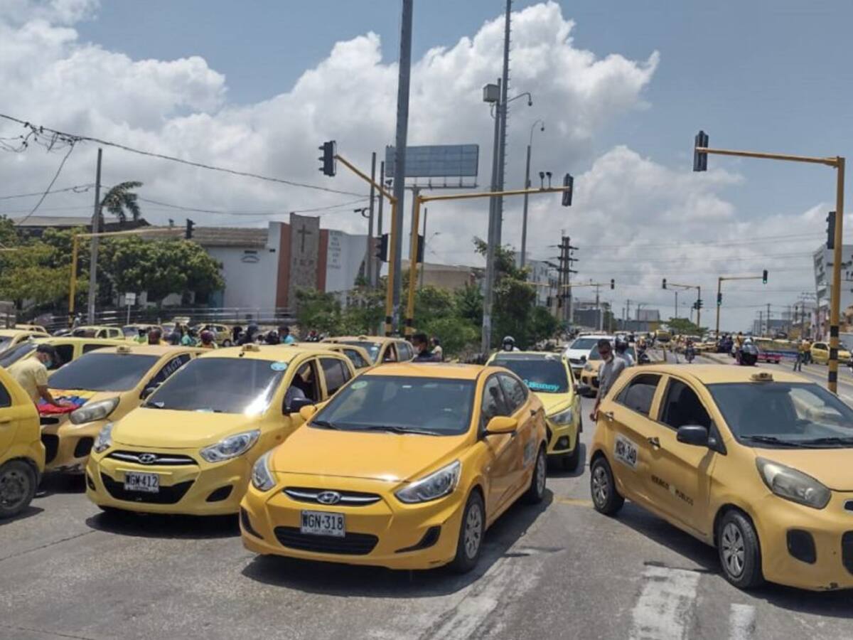 Preocupación en gremio de taxistas de Cartagena por hechos de inseguridad
