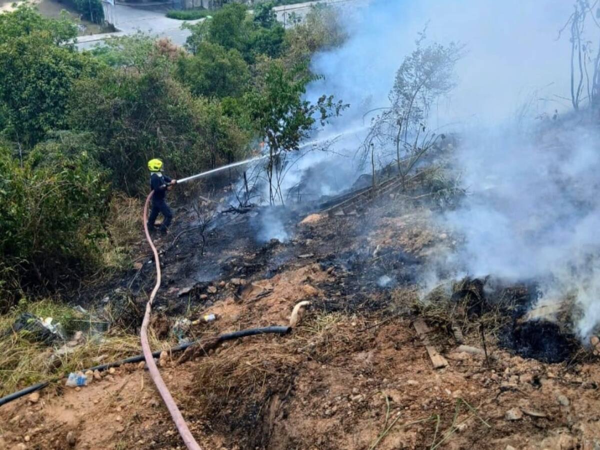 Bucaramanga, la ciudad con más incendios reportados en el inicio del año