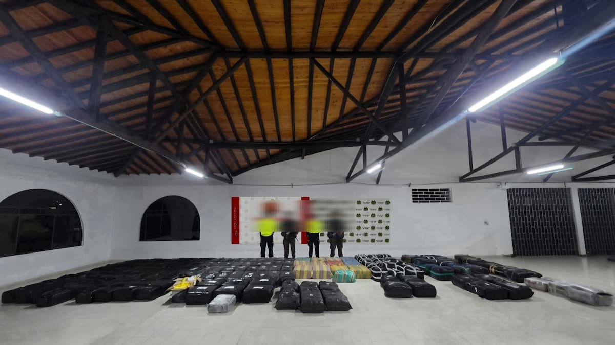 Incautaron más de tres toneladas de marihuana en Itagüí, Antioquia