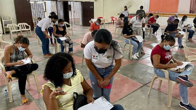 El objetivo es constituir en esta misma semana, al menos 150 unidades productivas con este grupo poblacional