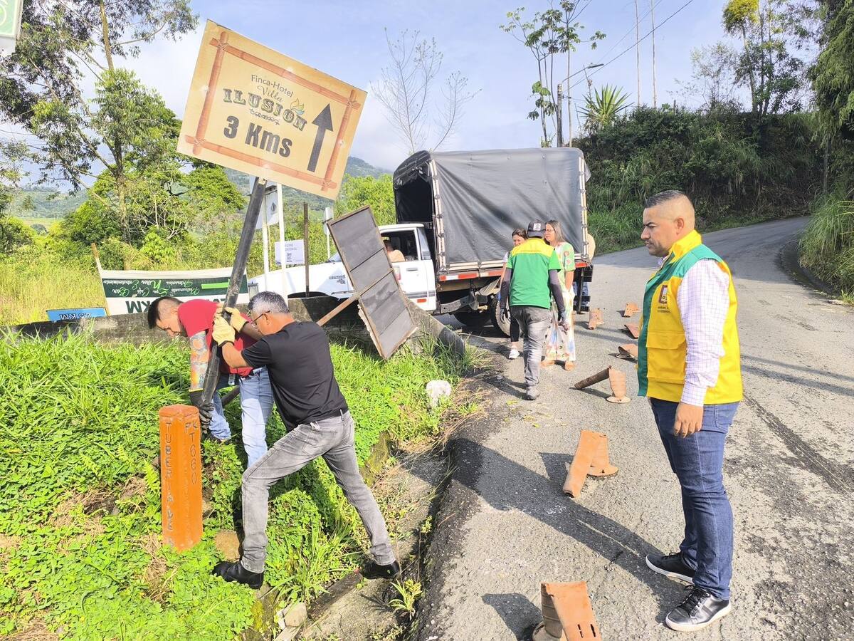 En Dosquebradas hay duros operativos contra la contaminación visual