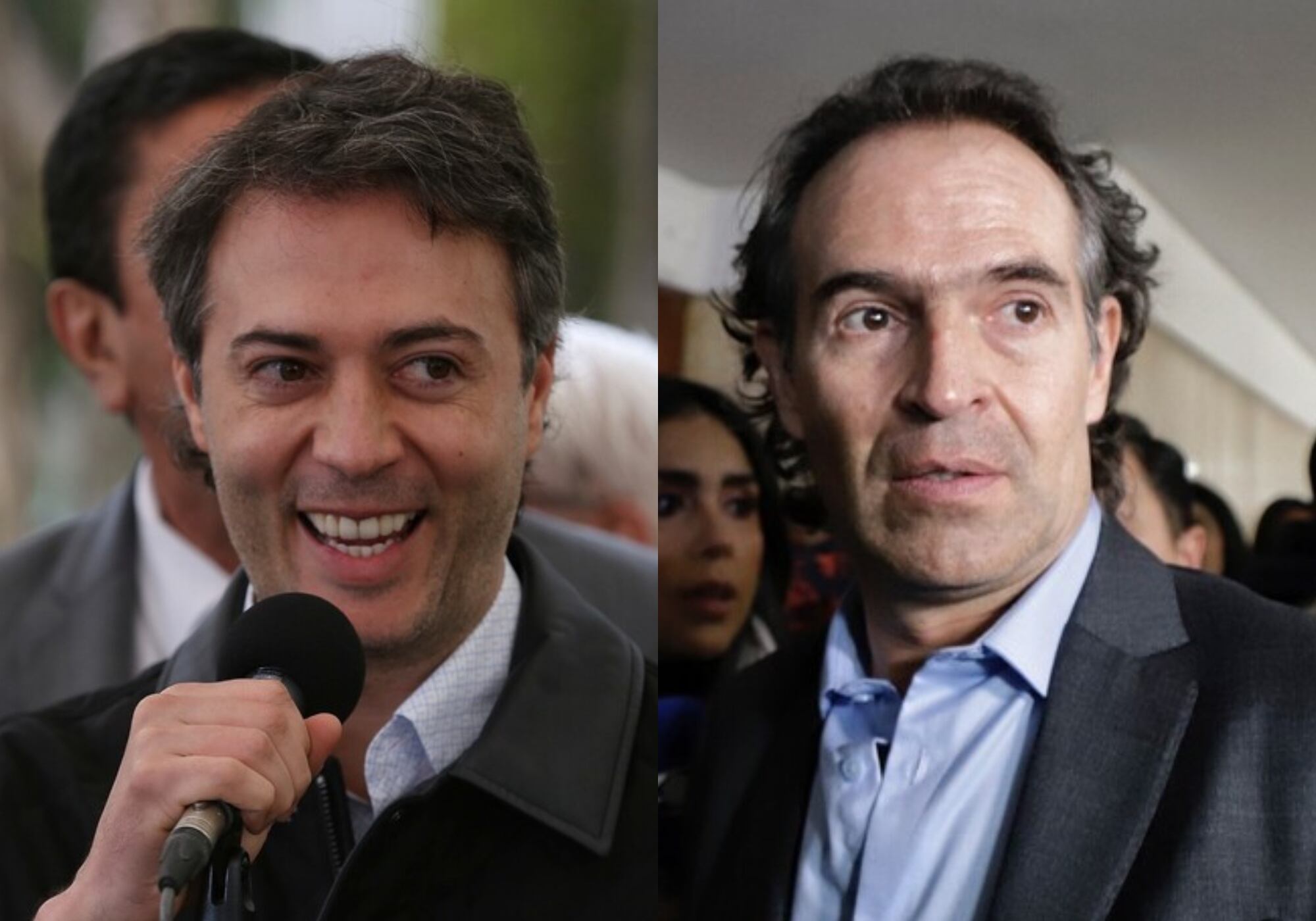 Daniel Quintero y Federico Gutiérrez. Foto: Colprensa.