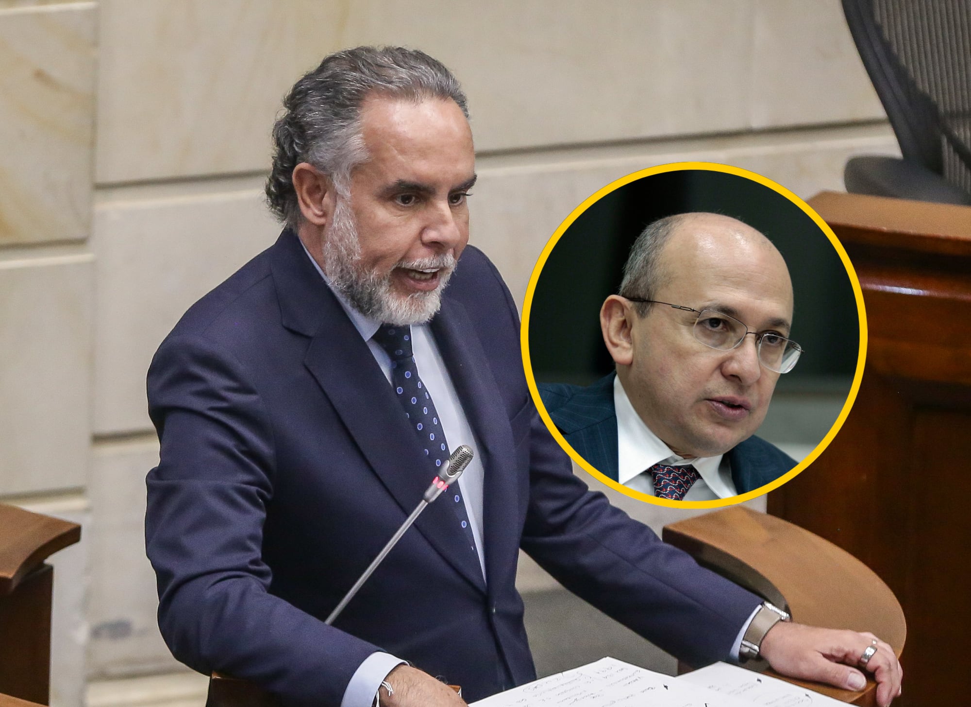 Armando Benedetti y Eduardo Montealegre | Fotos: Colprensa