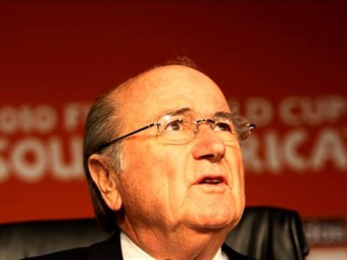 El próximo año se decidirá número de cupos sudamericanos para el 2014: Blatter