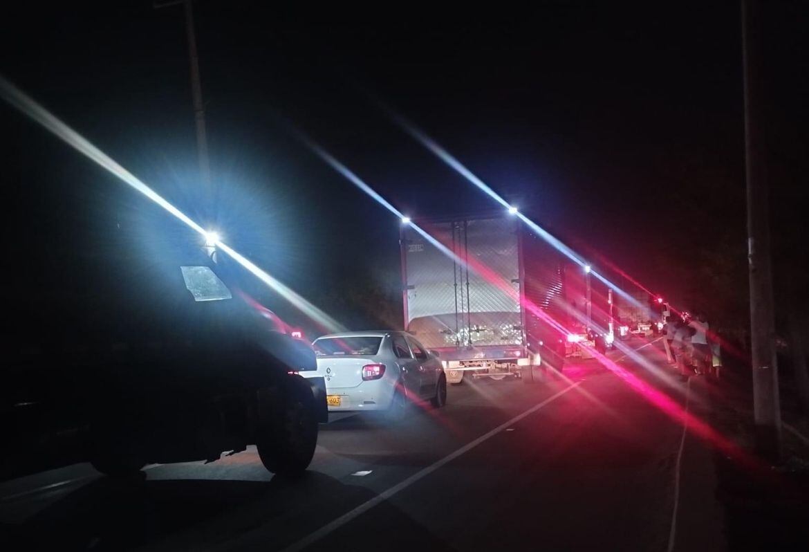 Bloqueo en vía Ciénaga - Barranquilla