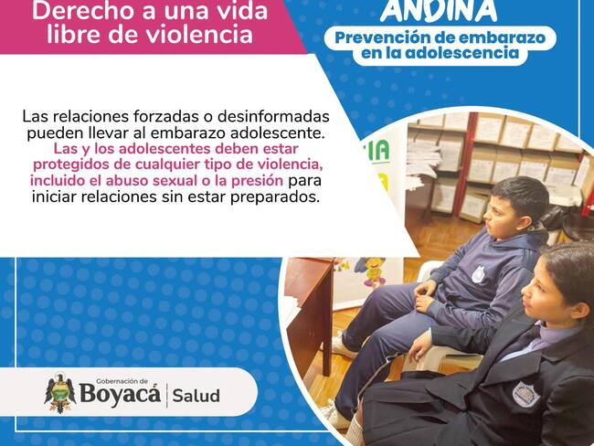Boyacá avanza en la reducción de embarazos adolescentes, pero enfrenta desafíos en la educación sexual integral y la equidad de género.