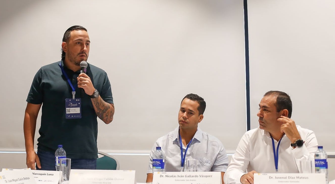 Intervención del gobernador electo de Risaralda durante la sesión de trabajo de gobernadores con la ESAP - Equipo de Comunicaciones.