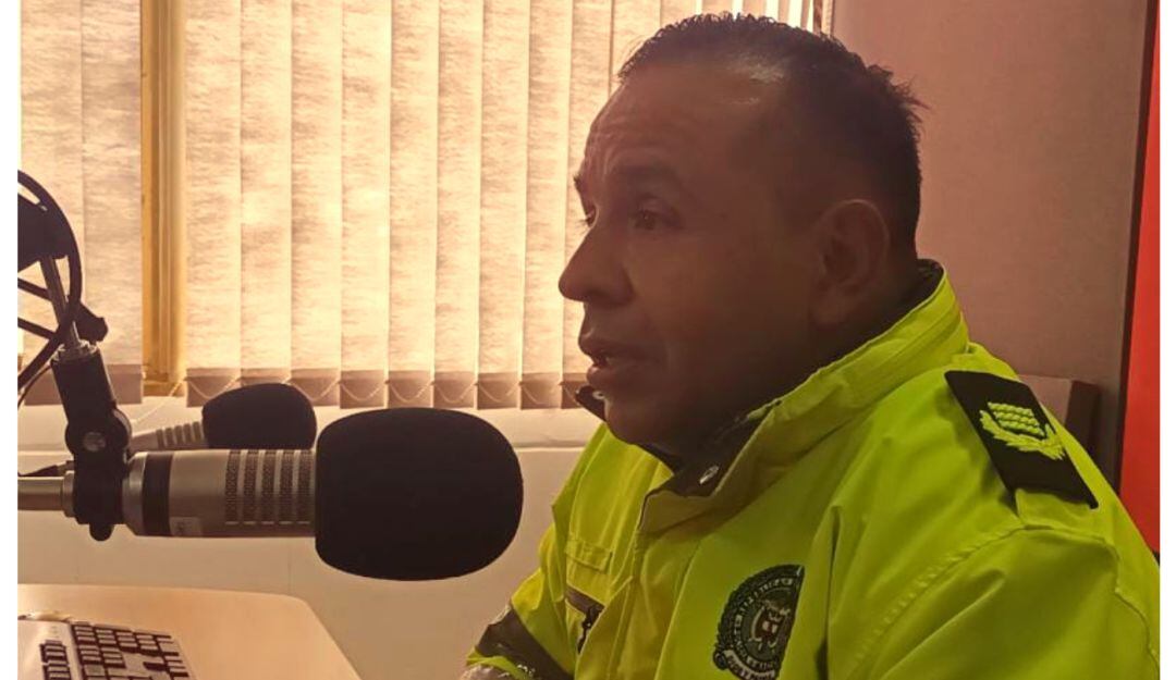 Comandante de la Policía Metropolitana de Tunja, Fredy Ferney Pérez