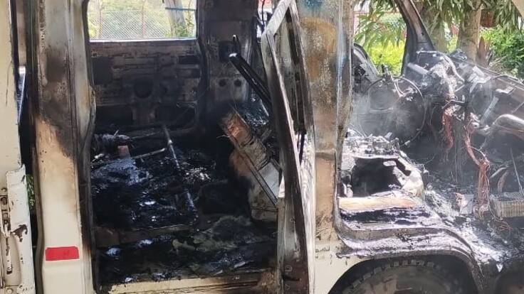 Quema de vehículos obedecería a temas de extorsión en Córdoba, según las autoridades