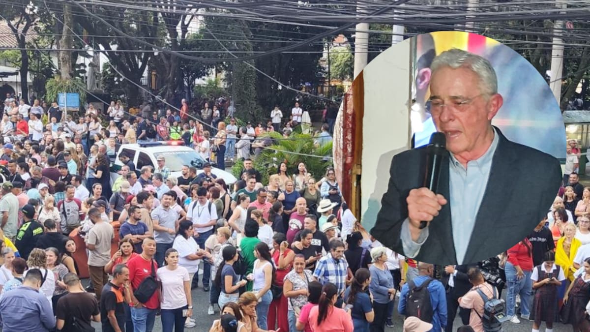 Masivo recibimiento al expresidente Álvaro Uribe en Sabaneta tras su libertad